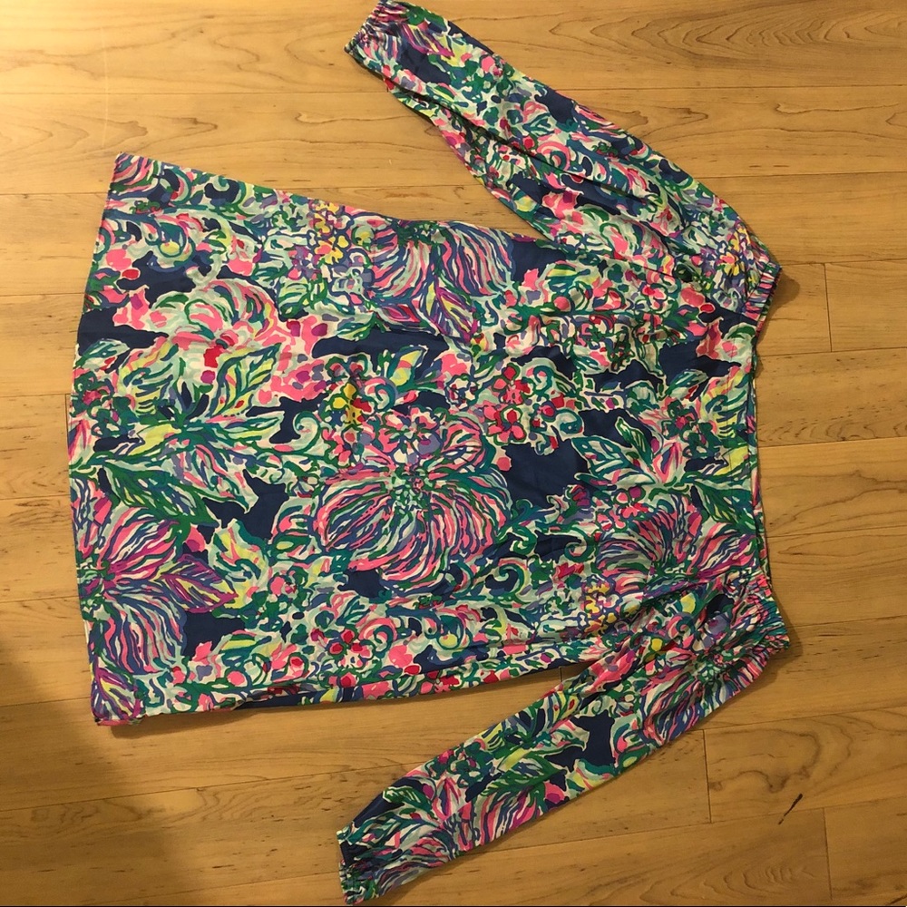 Lilly Pulitzer off the shoulder dress